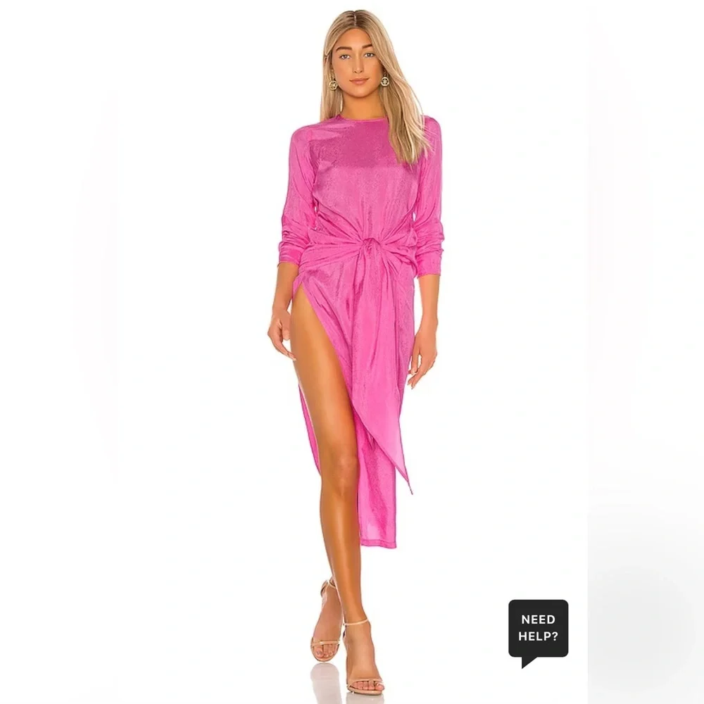 Atoir The Paris Dress in Shocking Pink - Picture 4 of 5